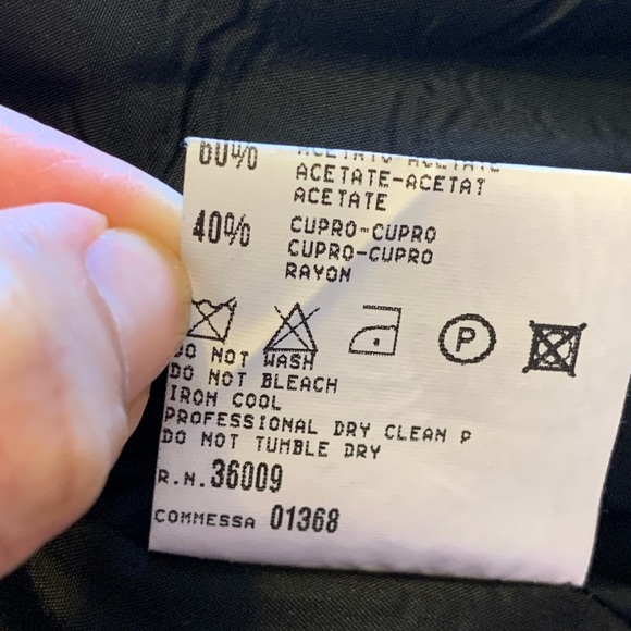 CK. Women’s Blazer. Made in Italy. 100% Fleece Wool. Black. Classic. - Picture 13 of 15